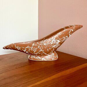 Vintage 1960's Beauceware Brown Planter Vase Canada Céramique de Beauce Québec